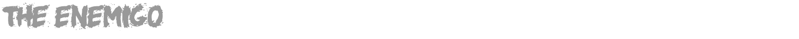 The Enemigo font preview